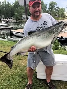 King Salmon caught on Midway Charters.