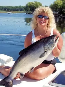 King Salmon caught on Midway Charters.