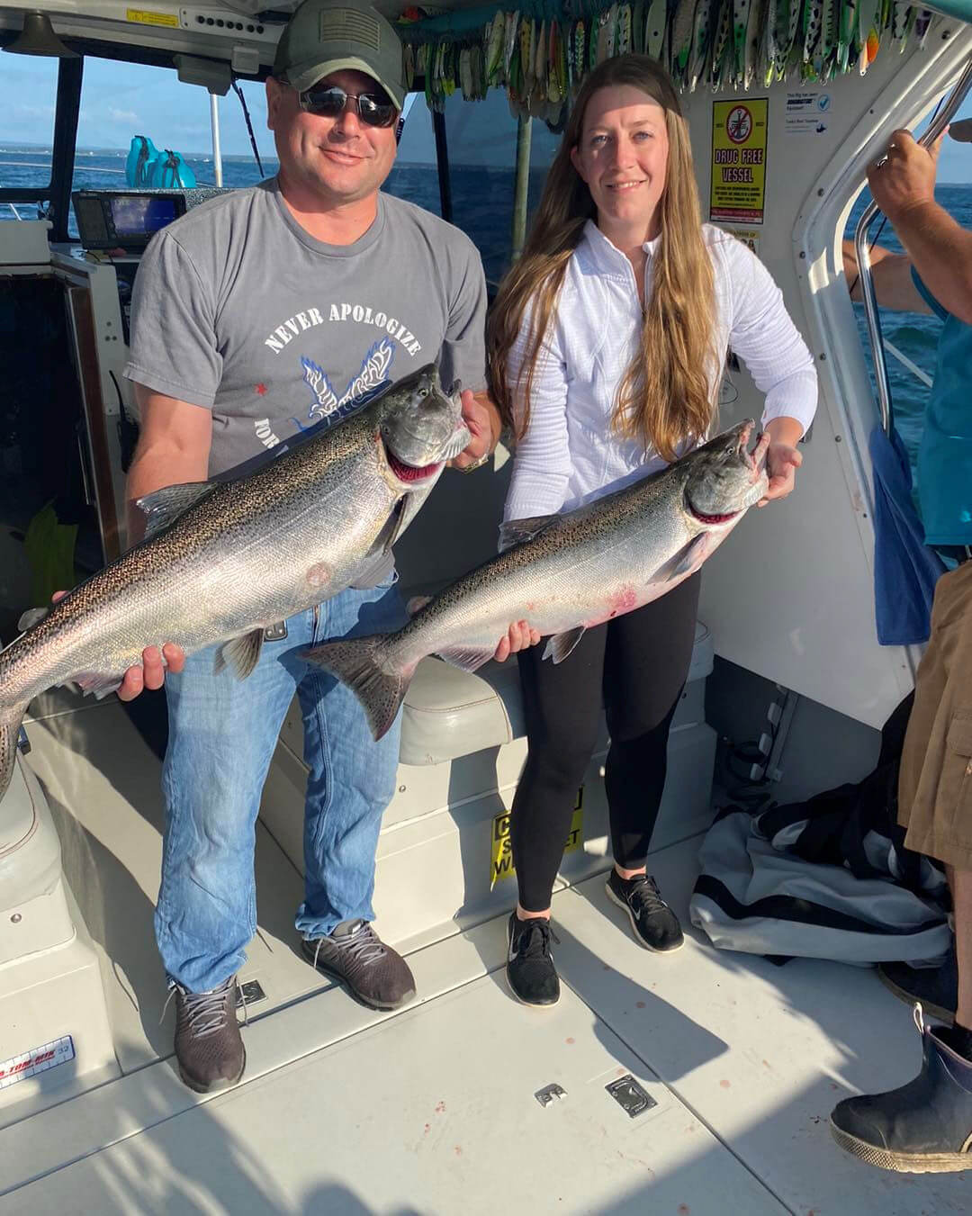Picture of Midway fish caught on a 2023 Lake Ontario Fishing Charter.