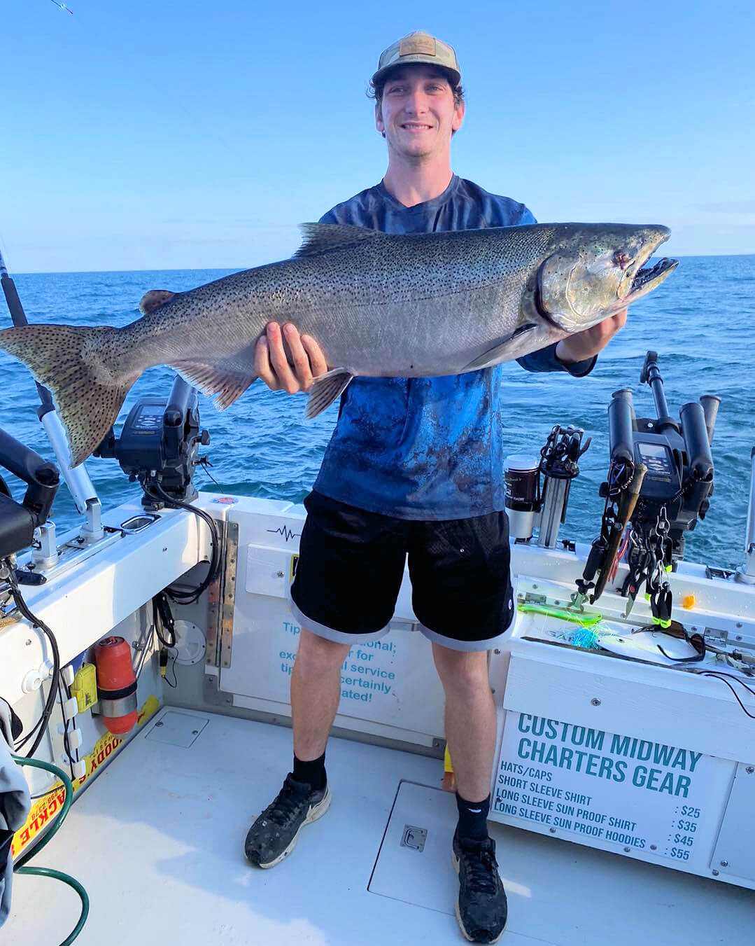 Picture of Midway fish caught on a 2023 Lake Ontario Fishing Charter.